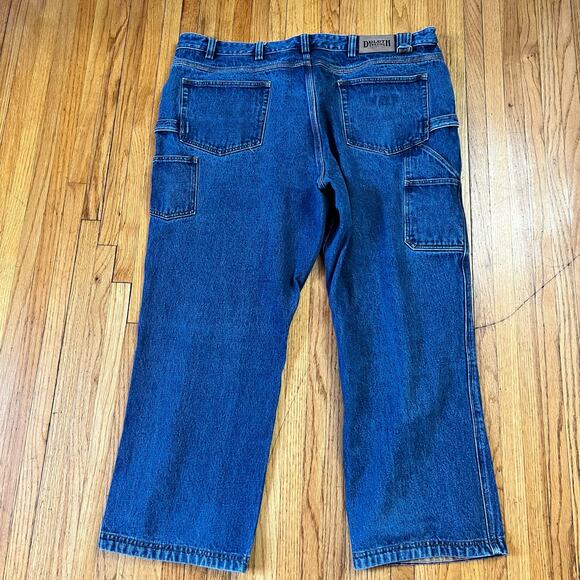 Duluth Trading Ballroom Carpenter Denim Blue Jeans Men's Sz 44x30  86070 - Picture 2 of 8
